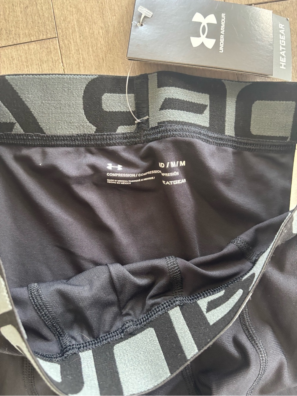 Under Armour Black Men’s Performance Compression Tights - Picture 4 of 9